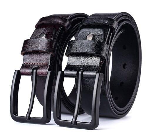 Marvo Heren Leren Riem - Royal