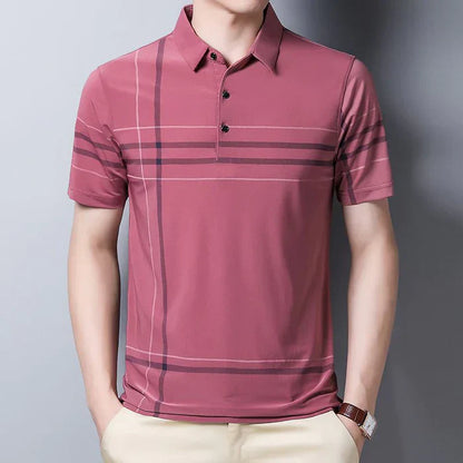 Gestreept Deluxe Premium Poloshirt