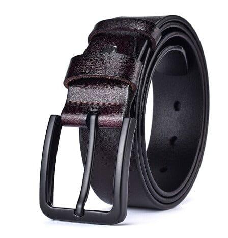 Marvo Heren Leren Riem - Royal