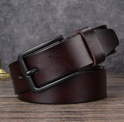 Marvo Heren Leren Riem - Royal
