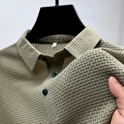 [KOOP 1, KRIJG 2] Ultra Fresh Zijde Ice Polo Shirt + Gratis Horloge