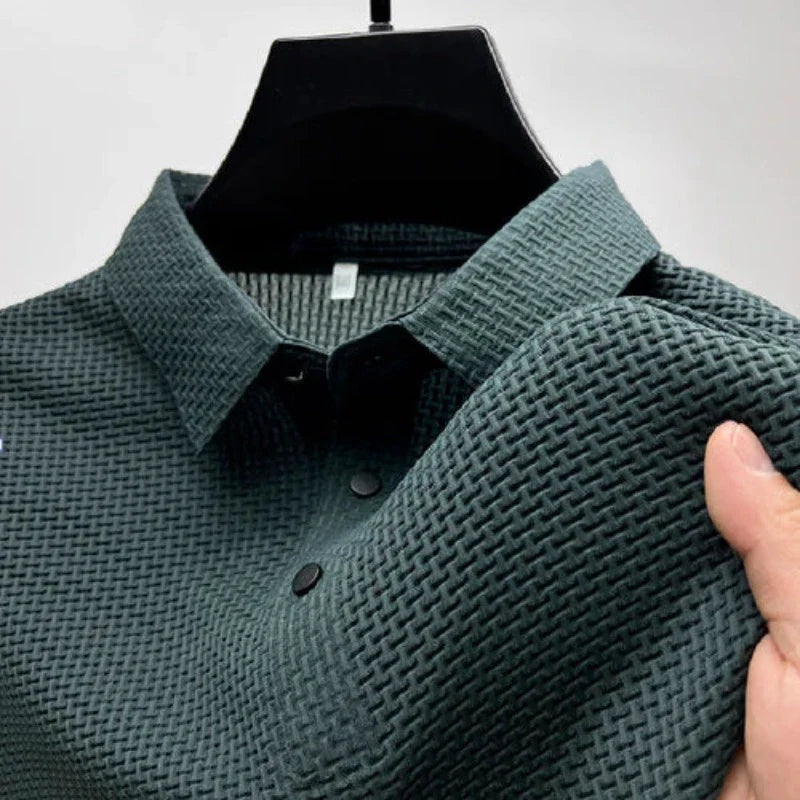 [KOOP 1, KRIJG 2] Ultra Fresh Zijde Ice Polo Shirt + Gratis Horloge