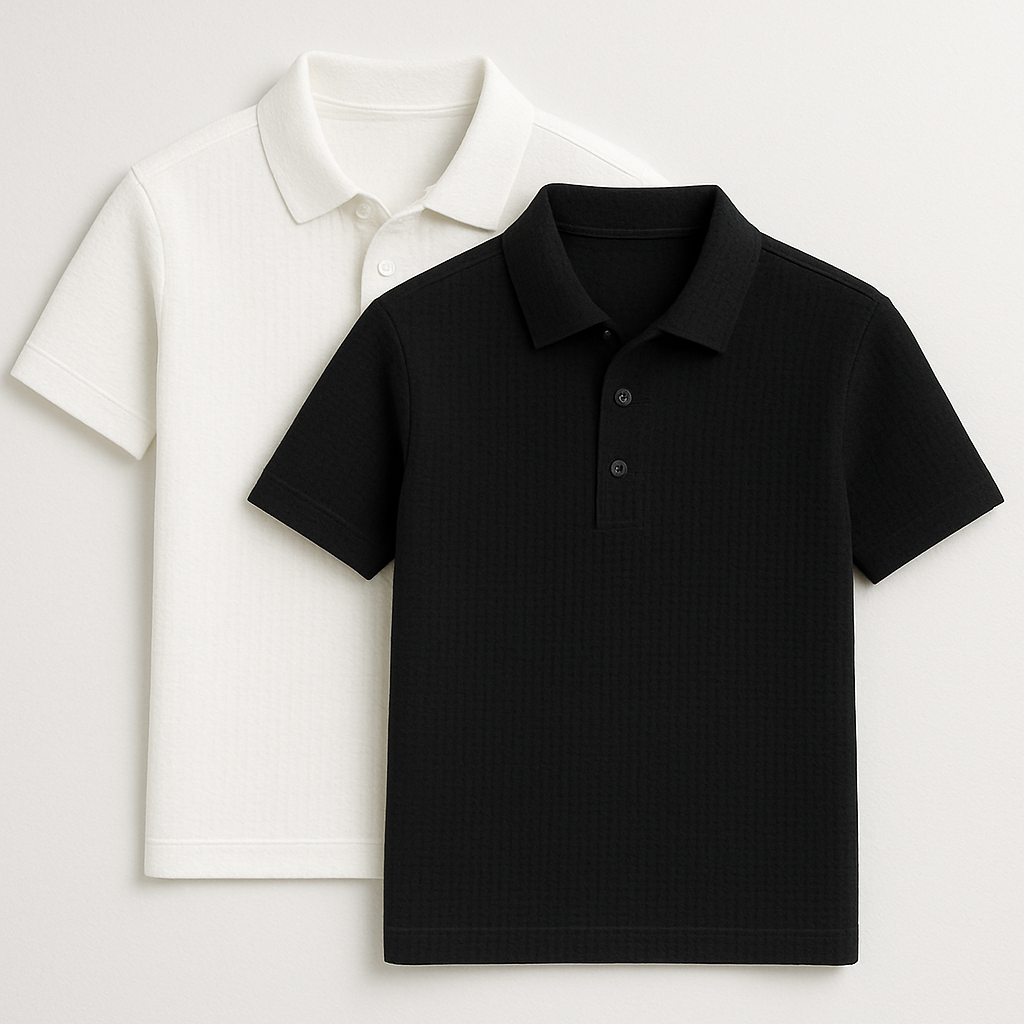 [KOOP 1, KRIJG 2] Ultra Fresh Zijde Ice Polo Shirt + Gratis Horloge