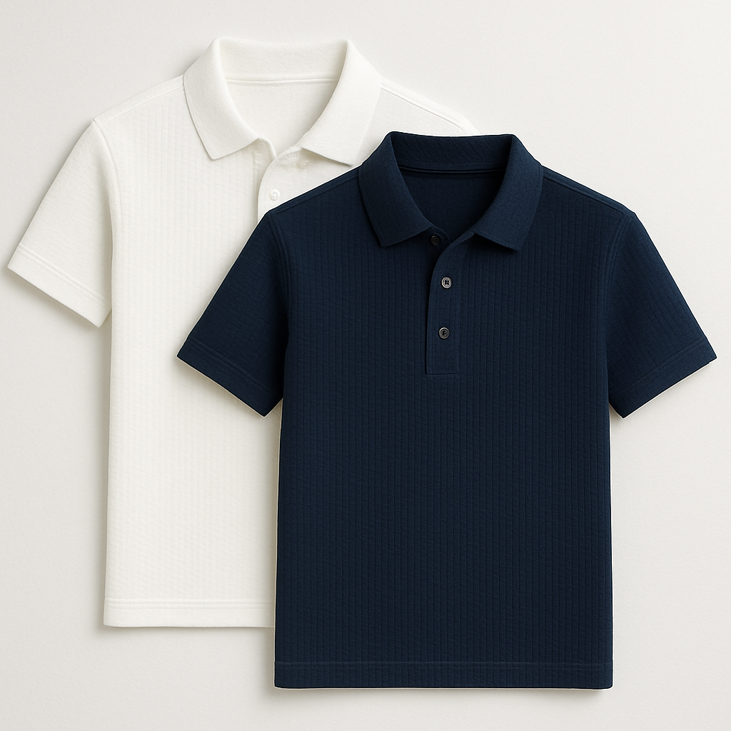 [KOOP 1, KRIJG 2] Ultra Fresh Zijde Ice Polo Shirt + Gratis Horloge