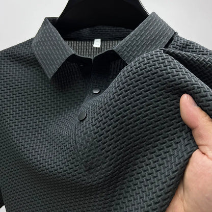 [KOOP 1, KRIJG 2] Ultra Fresh Zijde Ice Polo Shirt + Gratis Horloge