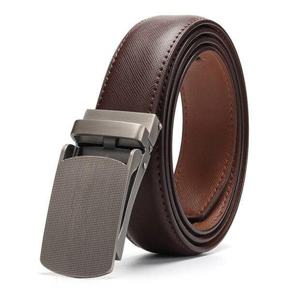 Marvo Heren Leren Riem Met Autosluiting