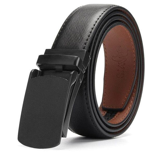 Marvo Heren Leren Riem Met Autosluiting