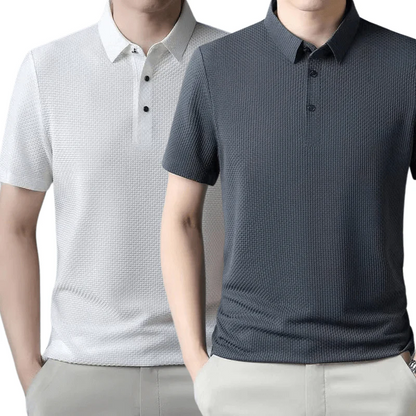 [KOOP 1, KRIJG 2] Ultra Fresh Zijde Ice Polo Shirt + Gratis Horloge