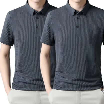 [KOOP 1, KRIJG 2] Ultra Fresh Zijde Ice Polo Shirt + Gratis Horloge