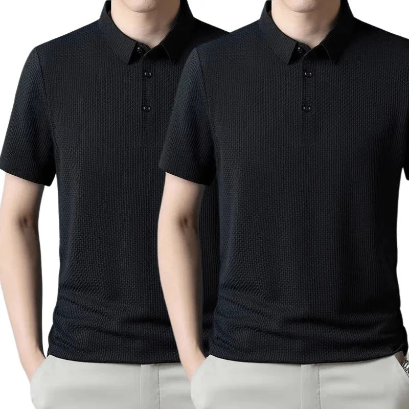 [KOOP 1, KRIJG 2] Ultra Fresh Zijde Ice Polo Shirt + Gratis Horloge