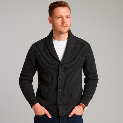 Marvo Heren Gebreide Cardigan